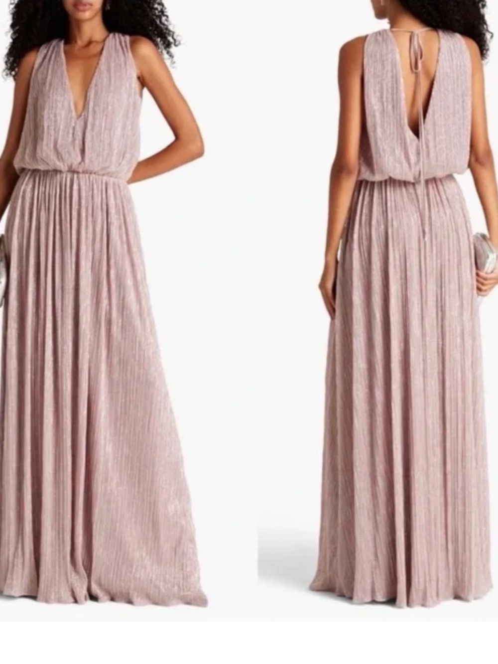 Halston Alder Shimmer Gown - NWT